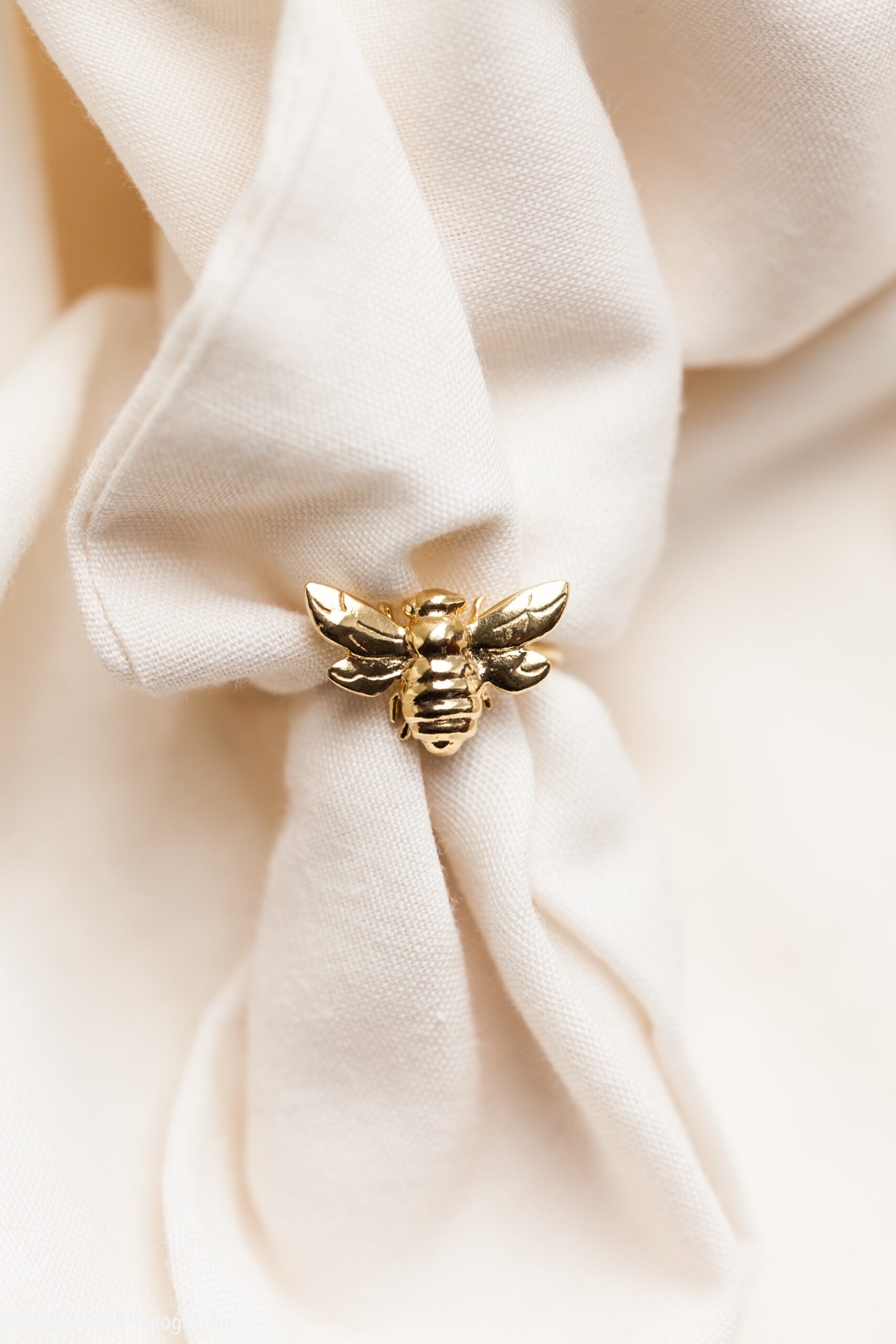 Remade Golden Bee Ring